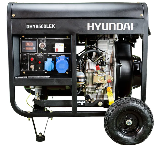 Hovedbilde HYUNDAI 6500W DIESELAGGREGAT M/EL START - PROFF - ...