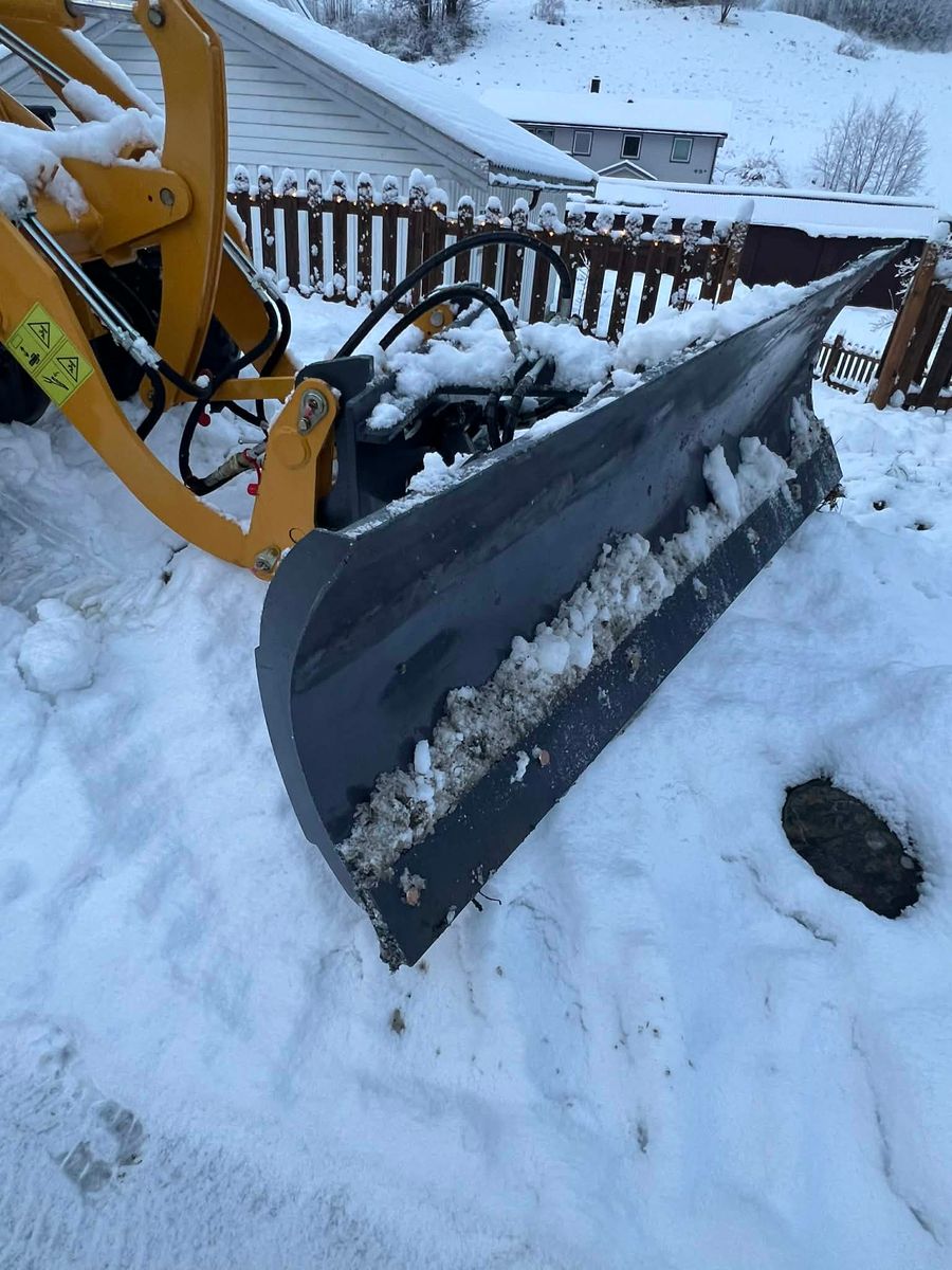 Hydraulisk Vendbart Snøskjør / Planeringskjær hjullastere