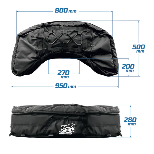 Bilde av SHARK ATV BAG UNIVERSAL - JUSTERBAR (STOR MODELL)