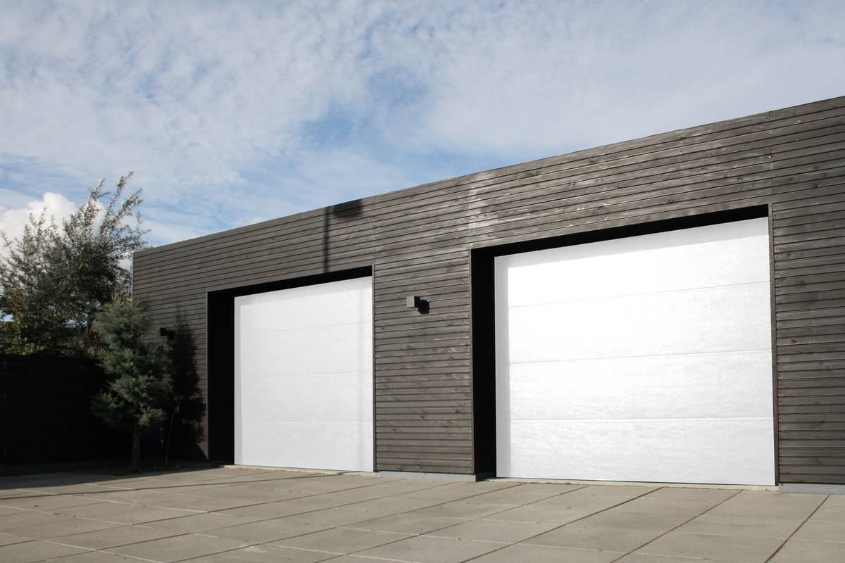 SUPERGATE ISOLERT GARASJEPORT HVIT 2410mm x 2140mm