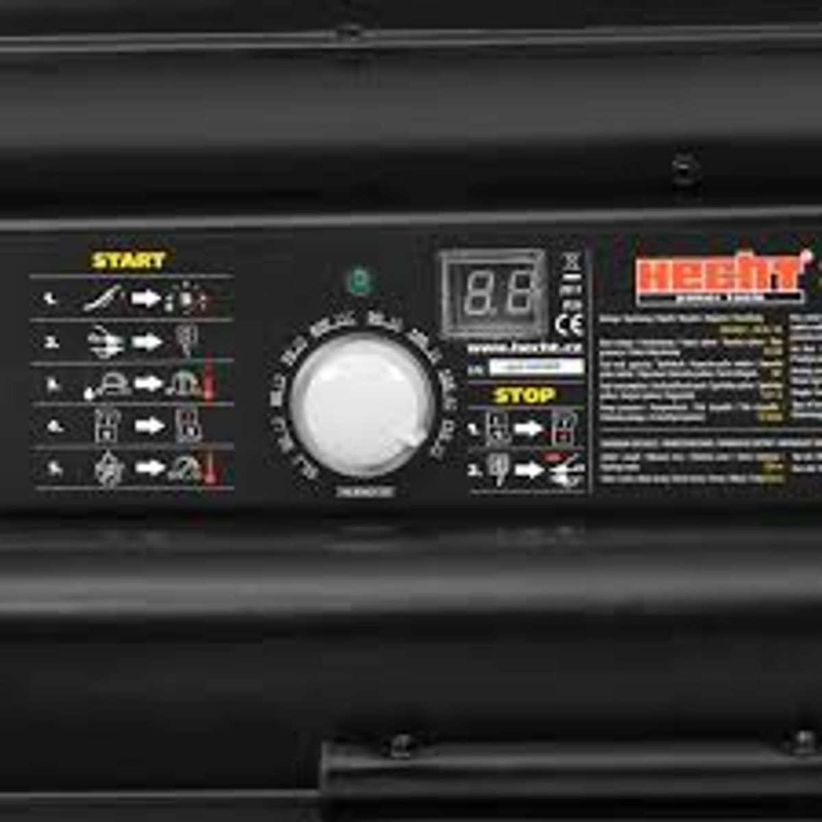 51kw Dieselvarmer / Byggtørke / Varmekanon - Proff m/Termostat og hjul