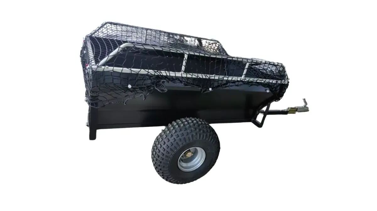 PRO 800KG ATV Henger M/vridbar kulekobling, tipp og høyere sider